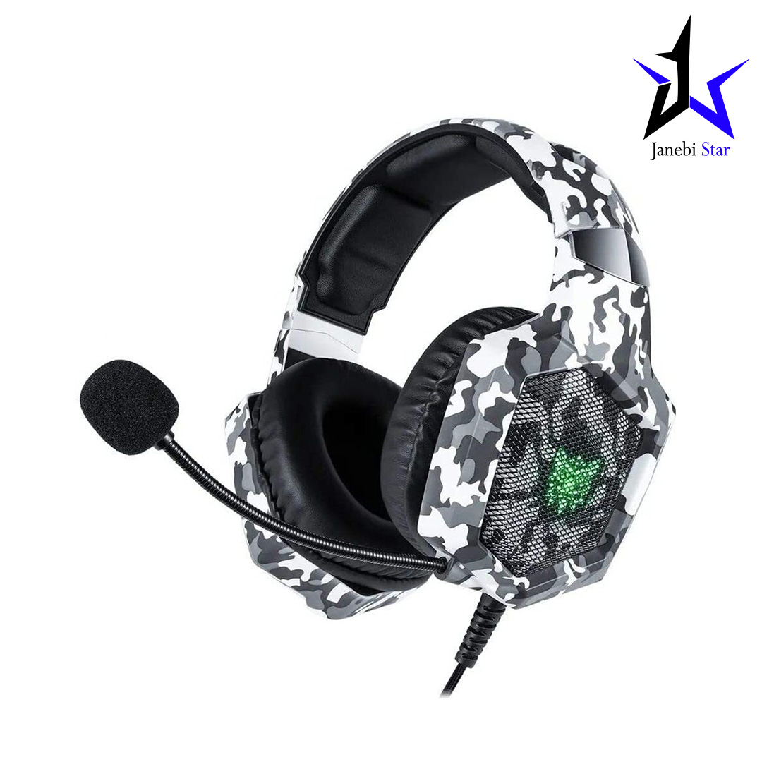 هدست گیمینگ اونیکوما مدل K8 Camouflag Gray هدست گیمینگ اونیکوما مدل K8 Camouflag Gray