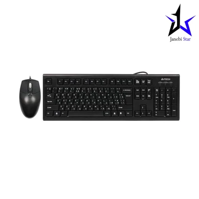 کیبورد و موس سیمی ای فورتک مدل A4Tech KR-8572S