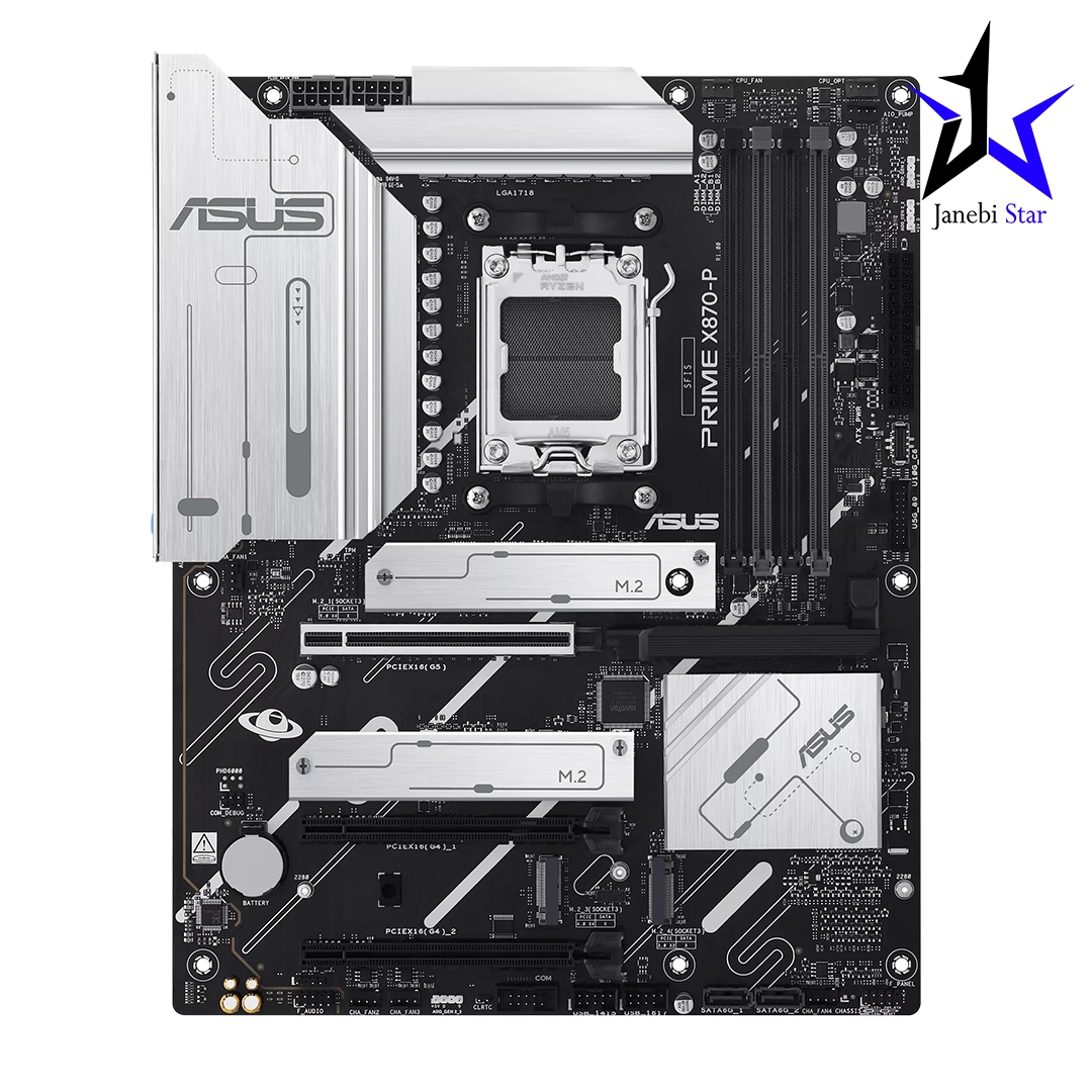 ASUS PRIME X870-P WiFi DDR5 Motherboard مادربرد ایسوس PRIME X870-P WiFi DDR5