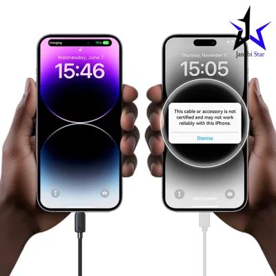 کابل تبدیل USB-C به لایتنینگ یوسمز مدل SJ702