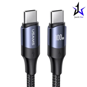 کابل تبدیل usb-c یوسمز مدل Sj526 طول 3 متر توان 100 وات