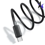 کابل شارژ USB-C to USB-C یوسمز مدل US-SJ691 با طول 1 متر توان 60 وات