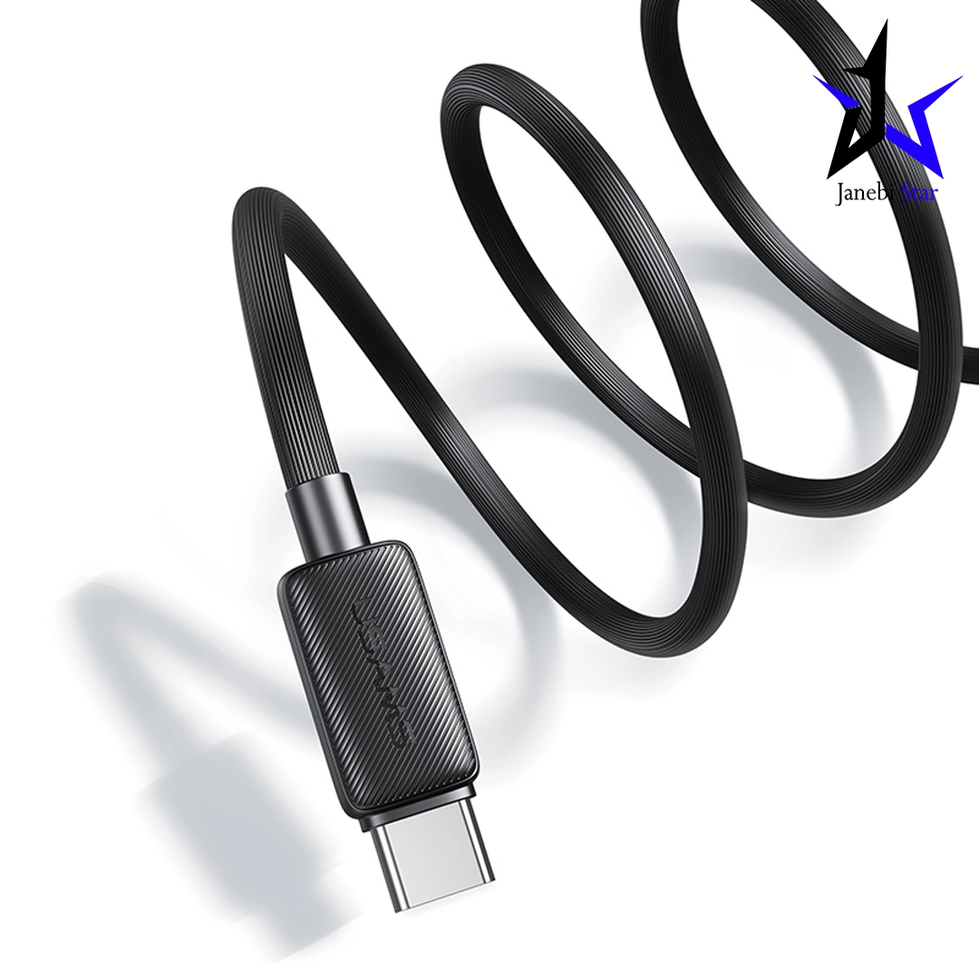 382 کابل شارژ USB-C to USB-C یوسمز مدل US-SJ691 با طول 1 متر توان 60 وات