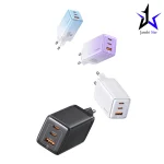 شارژر دیواری یوسمز مدل US-CC180 ظرفیت ۶۵ وات سه پورت - Image 2