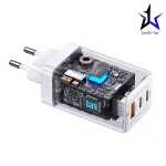 شارژر دیواری یوسمز مدل US-CC180 ظرفیت ۶۵ وات سه پورت - Image 4