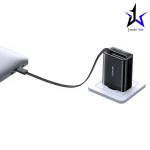 شارژر دیواری 65 وات تایپ سی و یواس بی یوسمز با کابل تایپ‌سی جمع‌شونده CC299 - Image 3