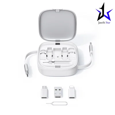 کابل شارژ چندکاره یوسمز مدل US-SJ650 طول ۰.۹ متر