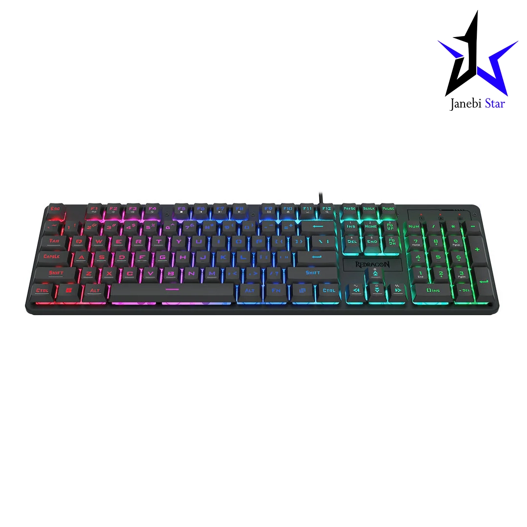 925 کیبورد با سیم رددراگون Redragon NETHERBANE K521-RGB WRD