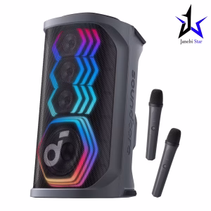 اسپیکر بلوتوثی انکر مدل Soundcore Rave 3S AI Party Speaker به همراه 2 میکروفون بی‌سیم