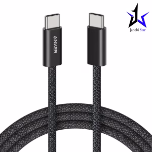 کابل USB-C به USB-C انکر مدل Anker Zolo Braided USB-C to USB-C Cable 240W طول 1.8 متر